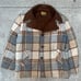 Vintage plaid wool jacket