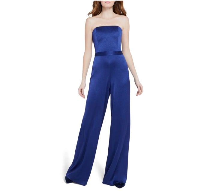 NWT A+O Athena Wide-Leg Bustier Jumpsuit
