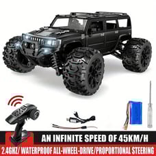 New 866-188 2.4GHz RC Car Speeds Up To 45km/h, Alloy Off-Road Racing Monster Tru