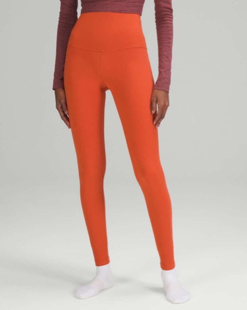 Lululemon Align Super-High-Rise Pant 28 Canyon Orange