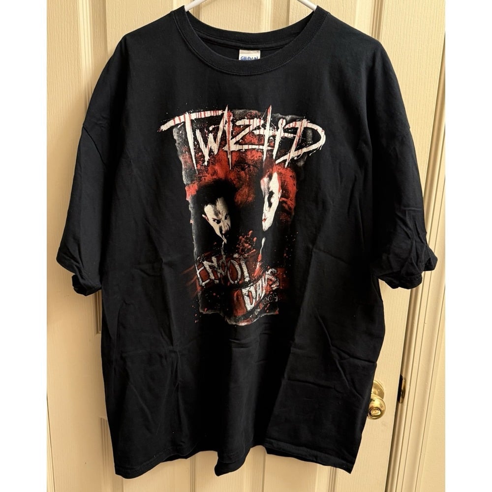 Twiztid End Of Days Tour 2009 T-shirt Men's 3XL Black Double-Sided Graphic ICP