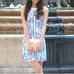 Lilly Pulitzer Pearl Shift Dress in Blue Pink Size 2