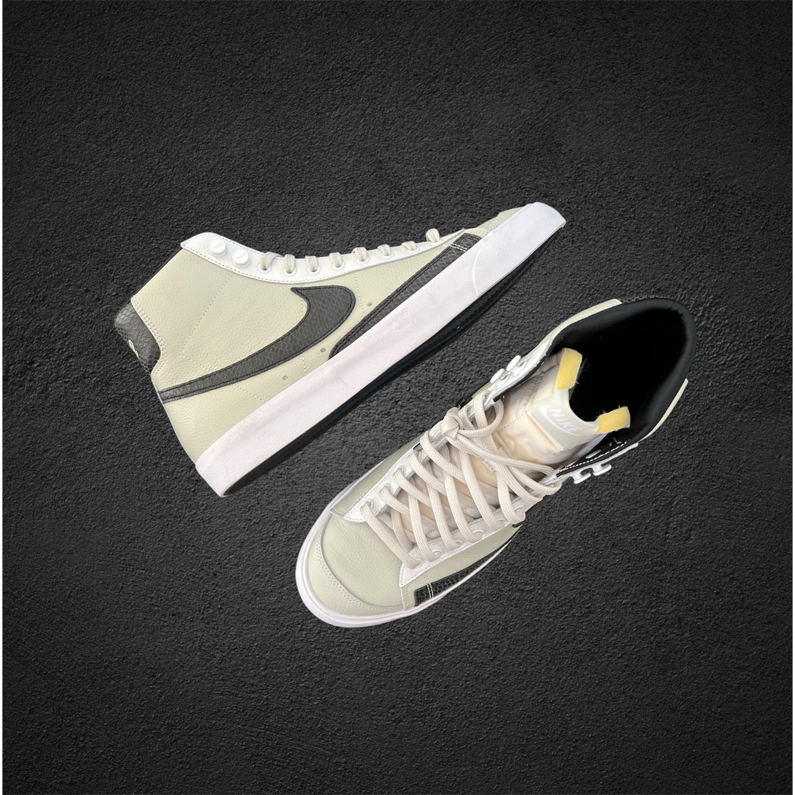 New NIKEiD By Charles Blazer Mid ‘77 Grey Black