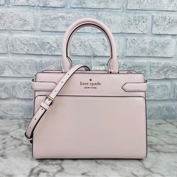 Kate Spade Staci Medium Satchel Crossbody In Light Rose Pink