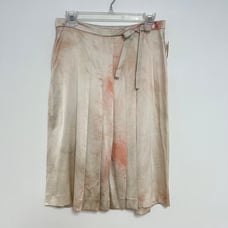 NWT 880 Prada 8 Ribbon Bow 100% Silk Skirt Designer