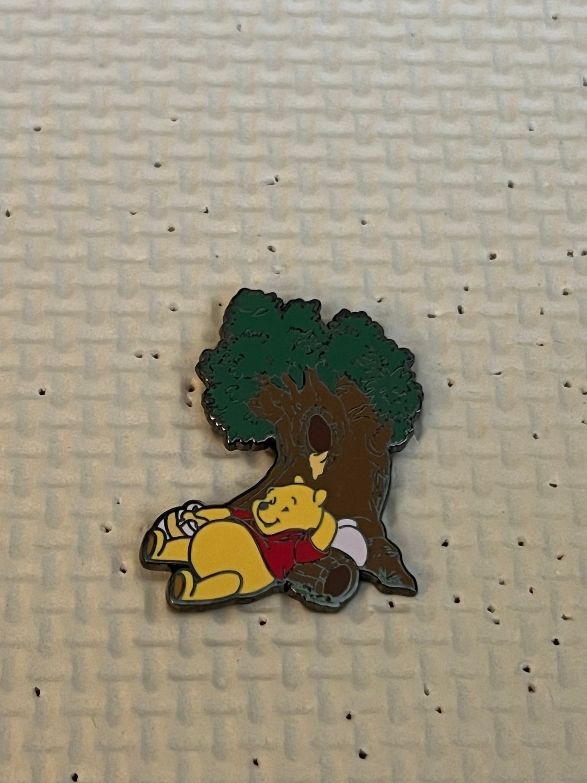 Willabee and Ward Winnie the Pooh laying on Tree pin