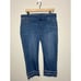 Chico’s Pull On Triple Fray Capri Size 10 Denim