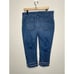 Chico’s Pull On Triple Fray Capri Size 10 Denim