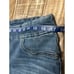 Chico’s Pull On Triple Fray Capri Size 10 Denim
