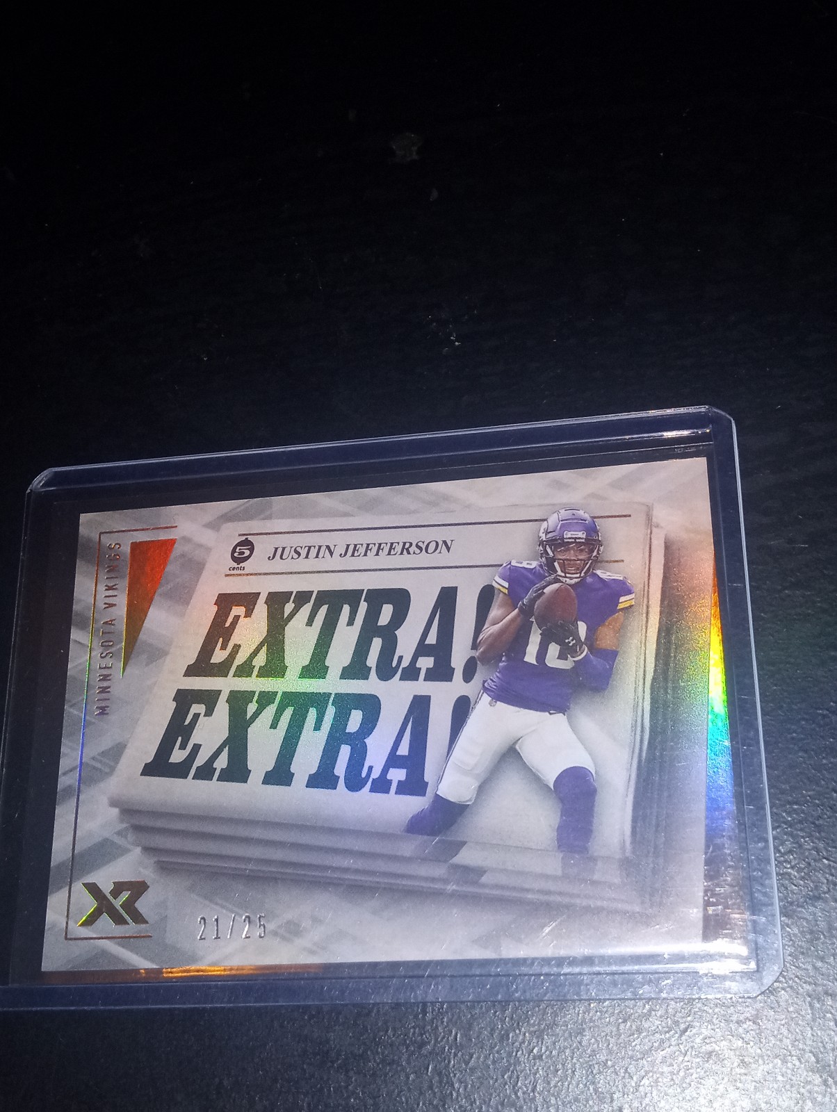 Justin Jefferson white extra extra 21/25