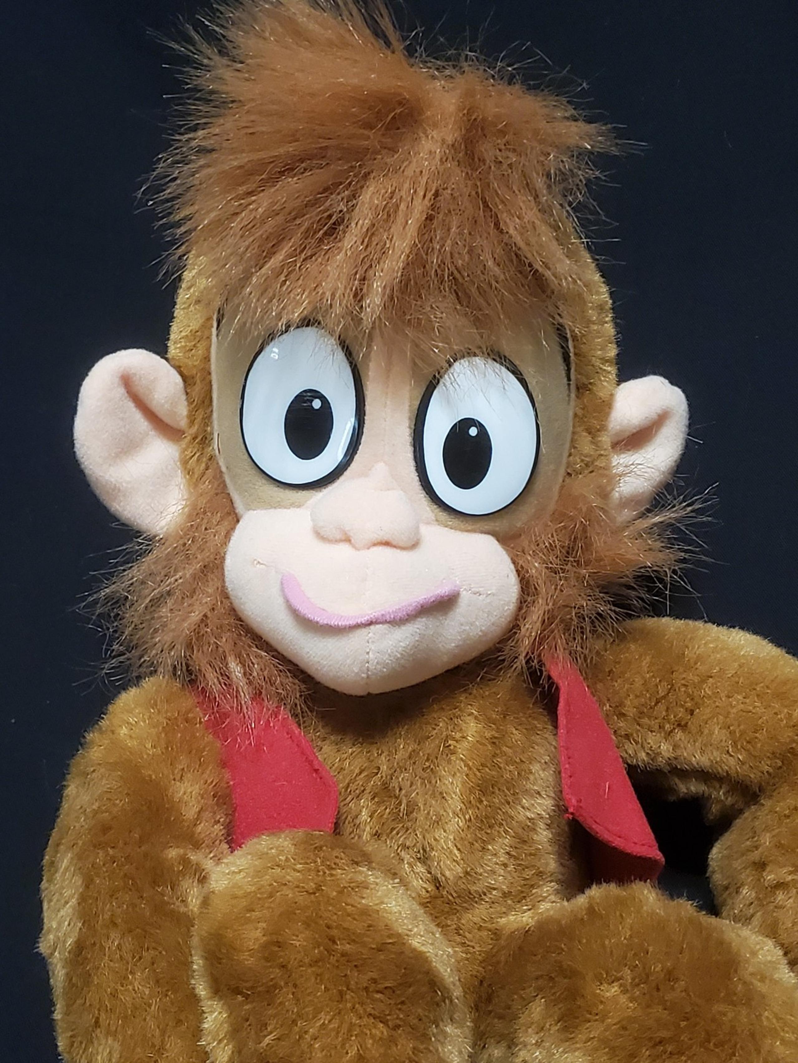 Vintage 1992 Mattel Disney Aladdin Abu Monkey Stuffed Animal Toy Plushie