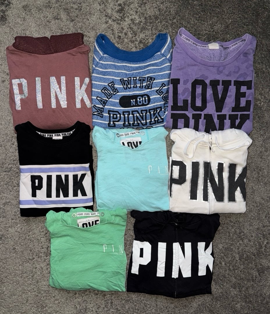 PINK HOODIE & CREW BUNDLE