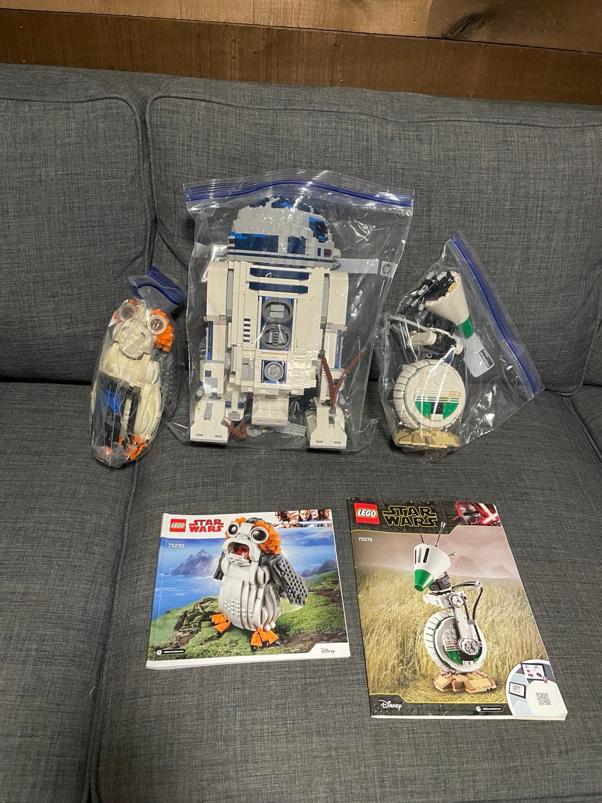 Lego Star Wars Droid Lot Porg R2-D2 D-O