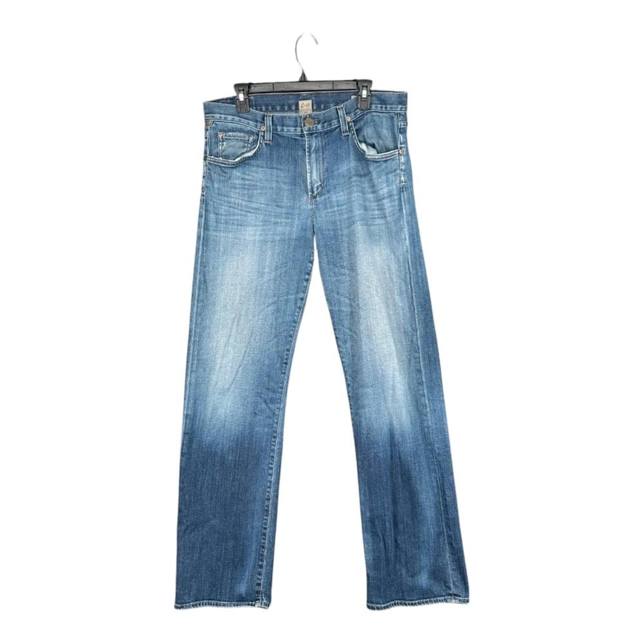 Citizens of Humanity Men's 34 Evans Jeans Denim Casual Relaxed Straight