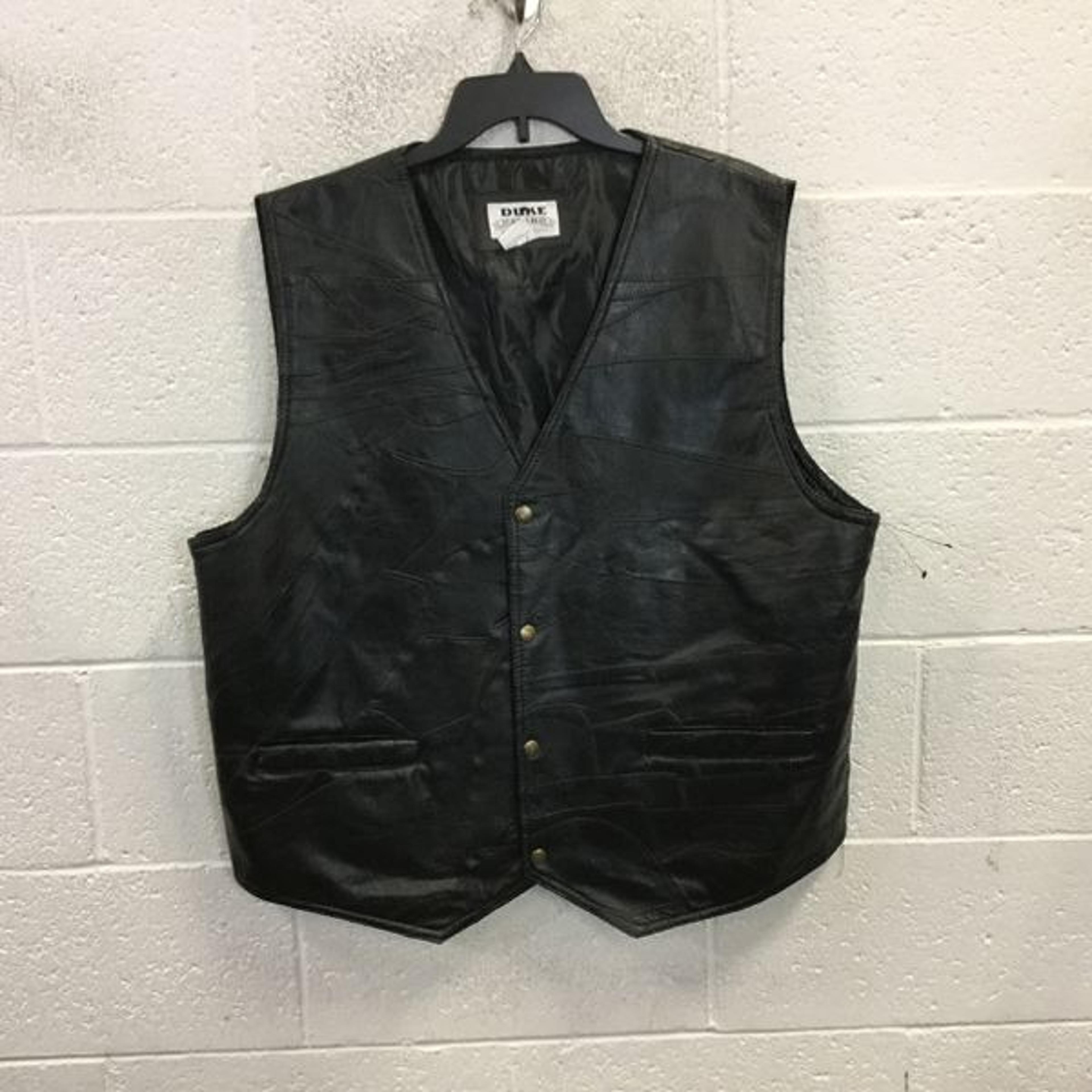 Haband Leather Outerwear Vests for Men Mercari