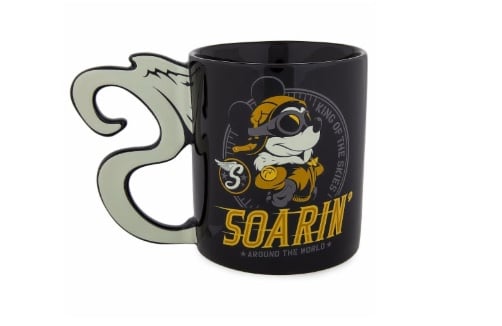 Disney Parks Mickey King Of The Skies Soarin' Around The World Coffee Mug New
