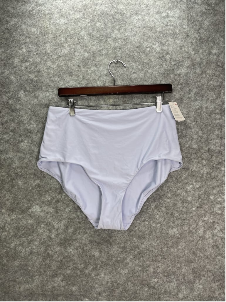 Lululemon Women's Waterside Super High Rise Bikini Swimsuit Bottom Sz 14 New