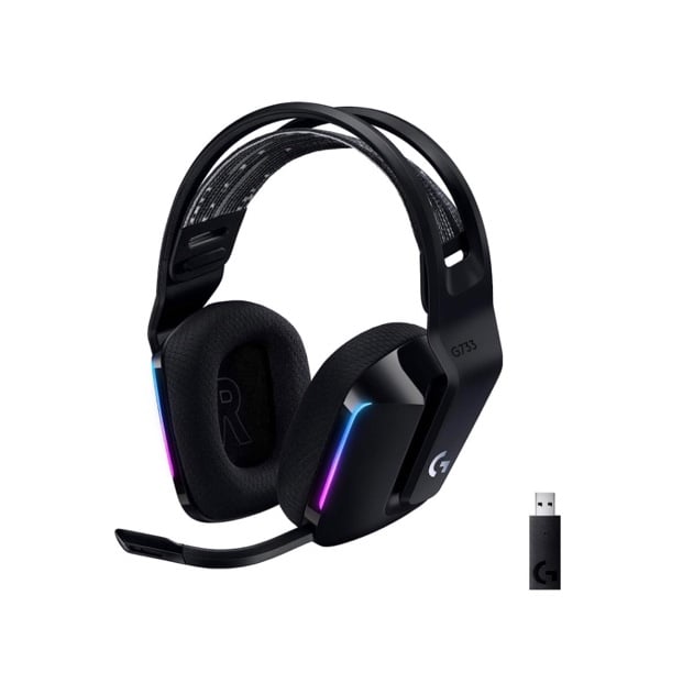 NEW Logitech G733 Lightspeed Wireless Gaming Headset w/ Headbands/RGB/VM/ AD