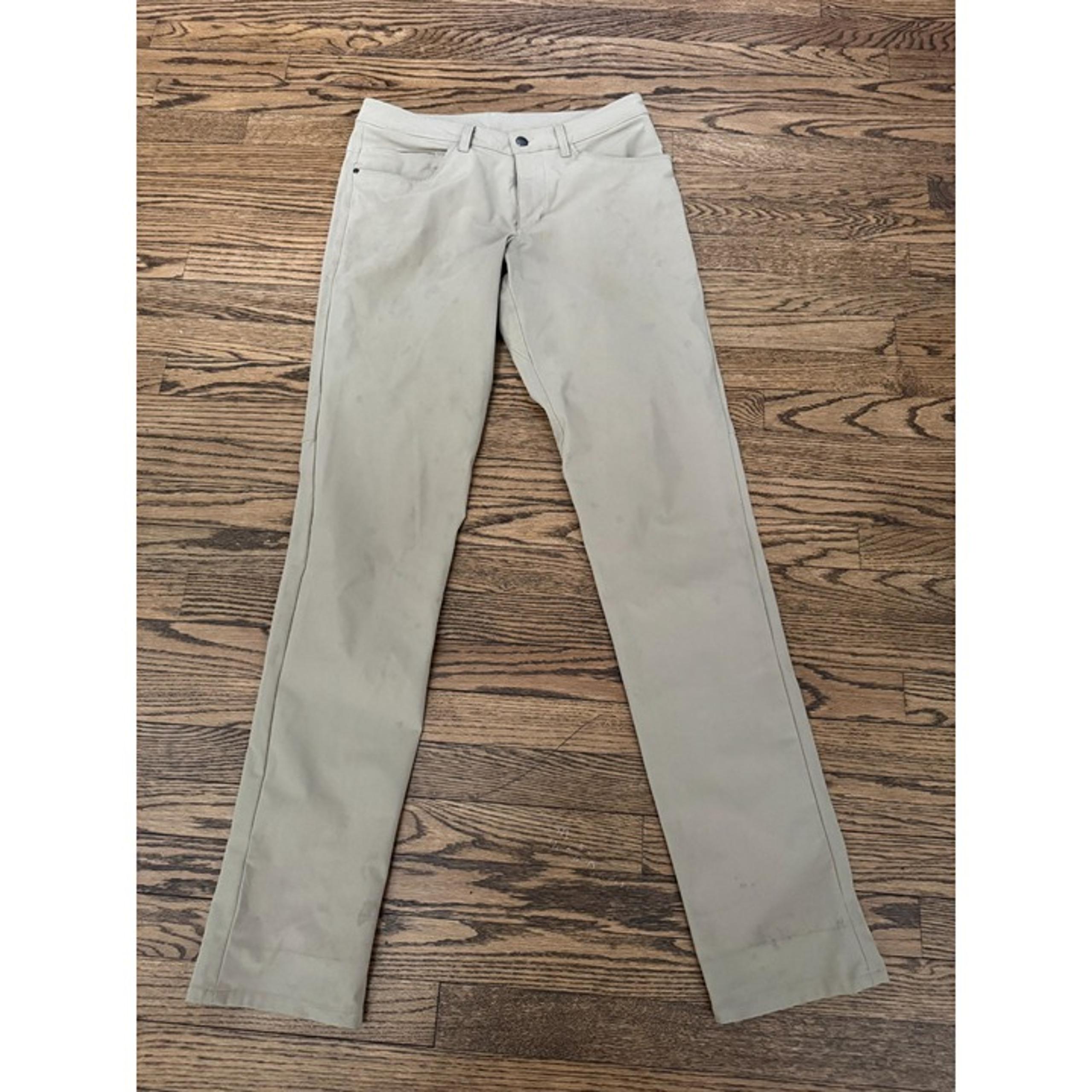 Lululemon Mens Commission Slim-Fit Pants WovenAir Size 30