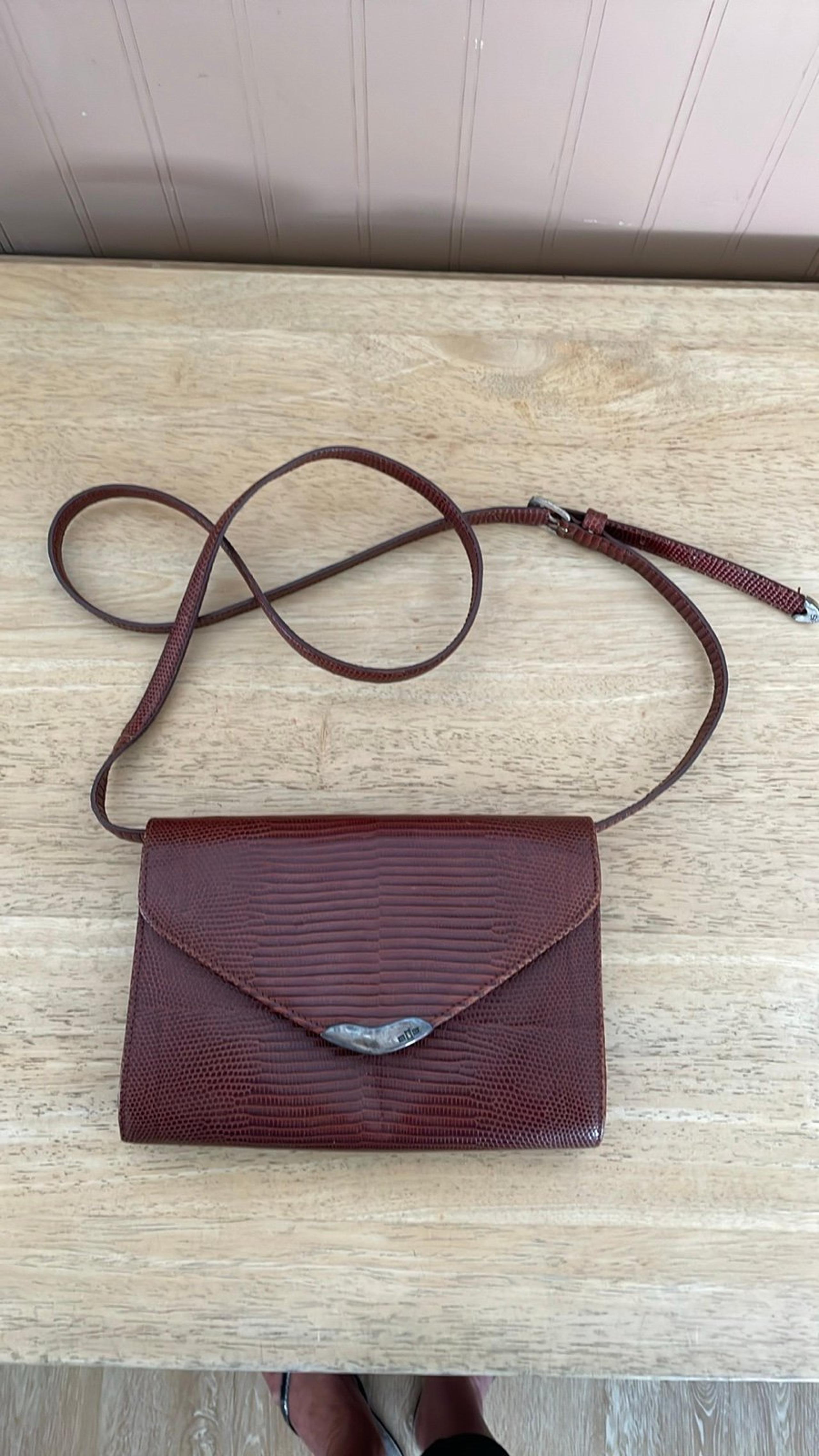 Ralph Lauren brown pattern shoulder/crossbody bag