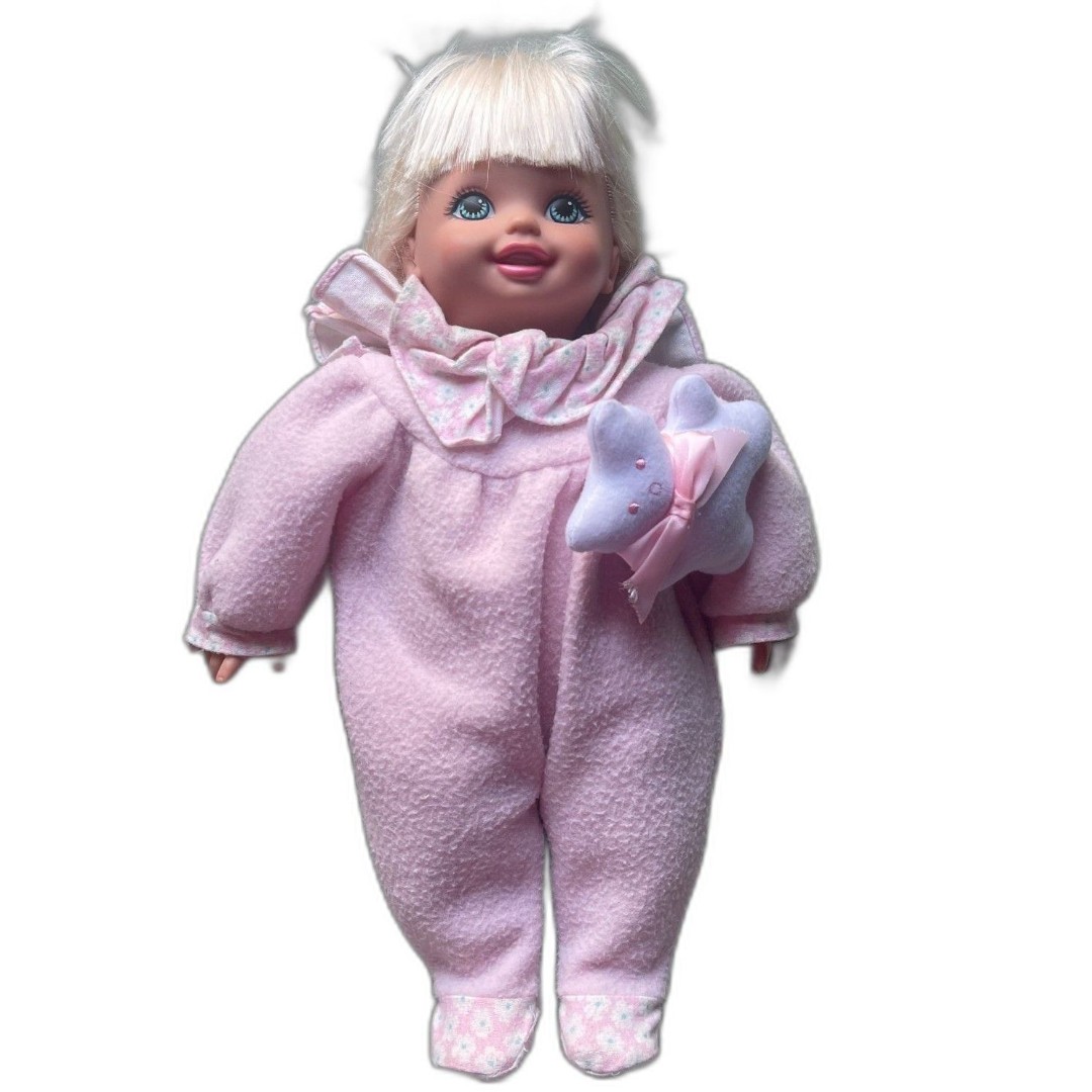 RARE Vintage 1994 Mattel Life-Size Kelly Doll – 16” Toddler Baby Doll Pajamas