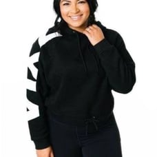 ZYIA Cropped Logo Hoodie
