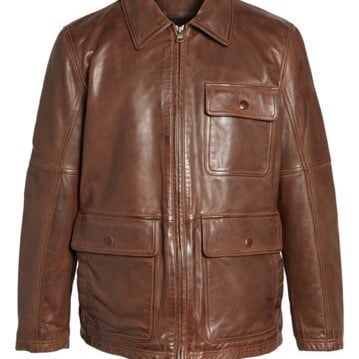 Bakers Calfskin Leather Jacket