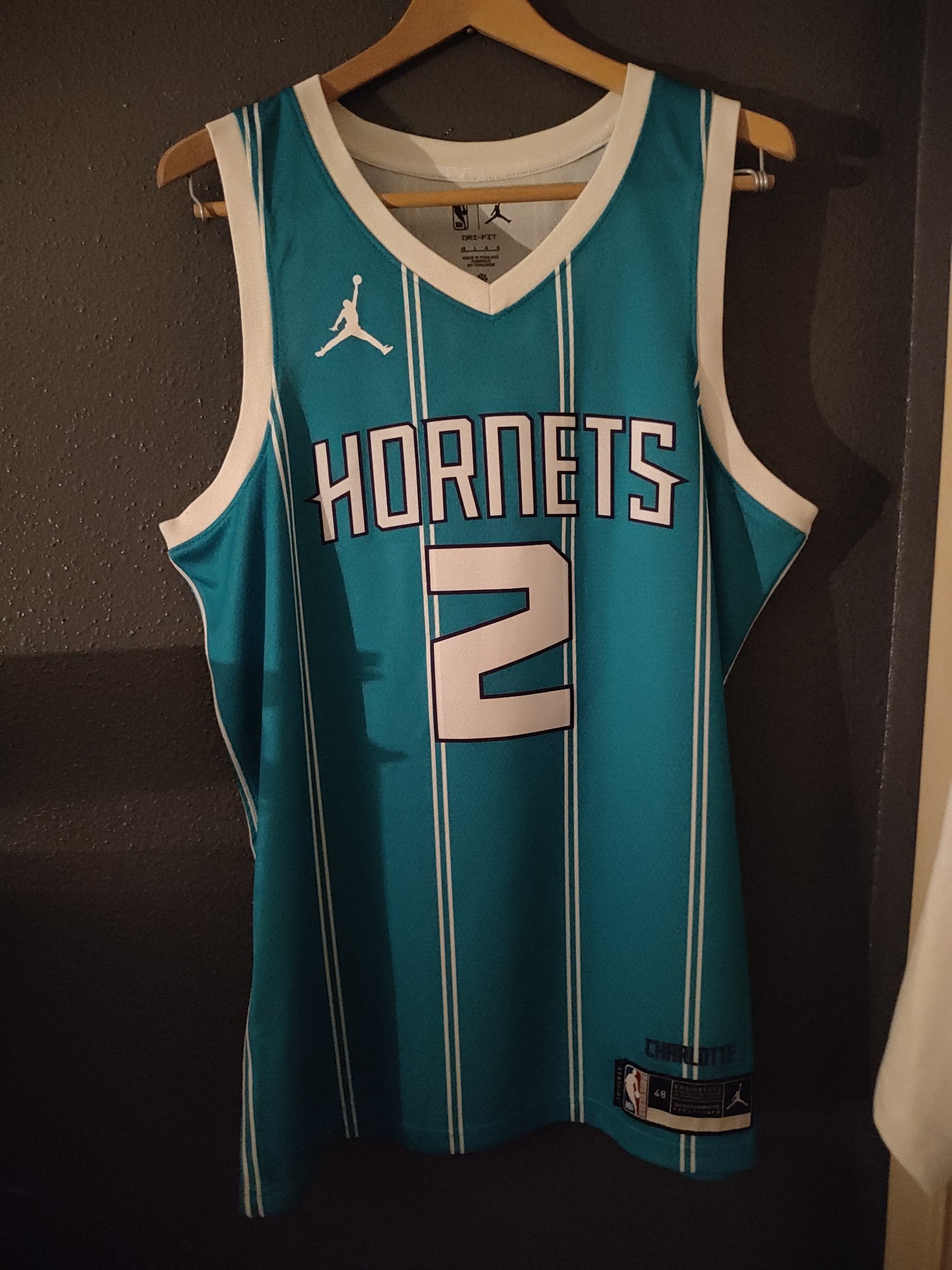 Jordan NBA Charlotte Hornets La Melo Ball Basketball Jersey