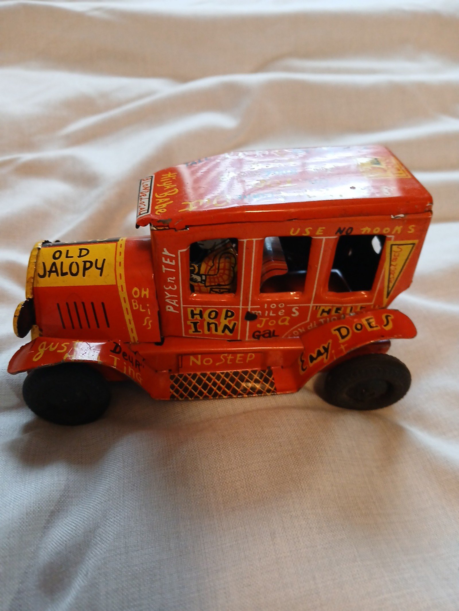 1950's LINEMAR Japan *Marx* Old Jalopy Tin Toy