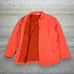 True Vintage Hunting Jacket Orange Cotton Insulated Full Zip 70s