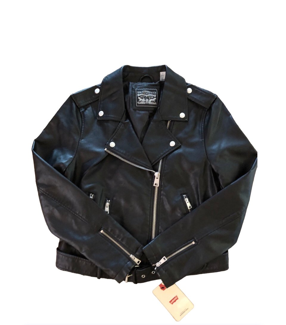 Women’s Faux Leather Motor Jacket