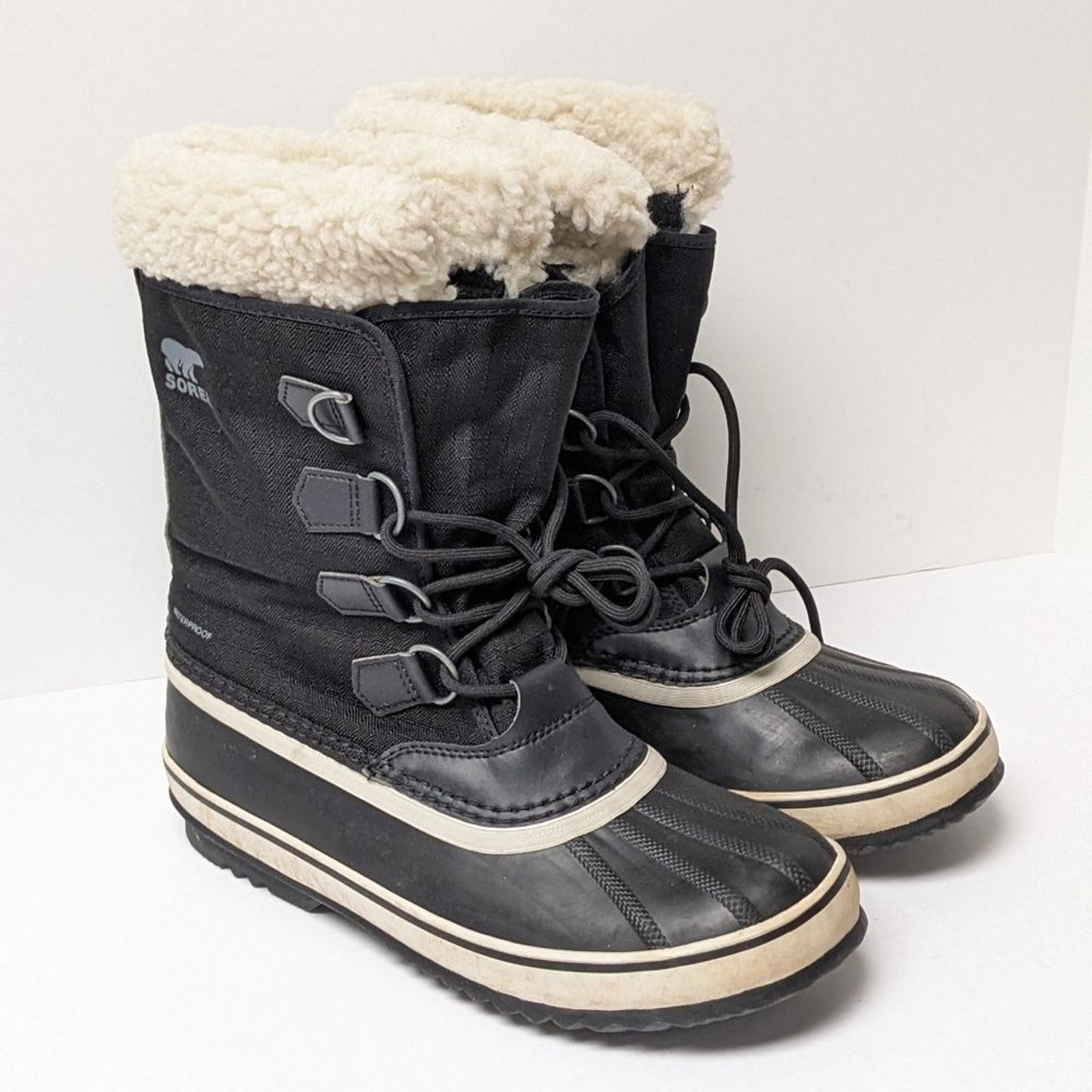 Sorel Winter Carnival Snow Boots, Black, Women's 10 M