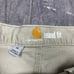 Carhartt Shorts Men's Tan 35x9 Relaxed Baggy Carpenter Workwear Shorts 00's AZ64