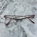 Ray-Ban RB8535 1034 Eyeglasses Rectangular Red Half Rim Frames 50-19-135