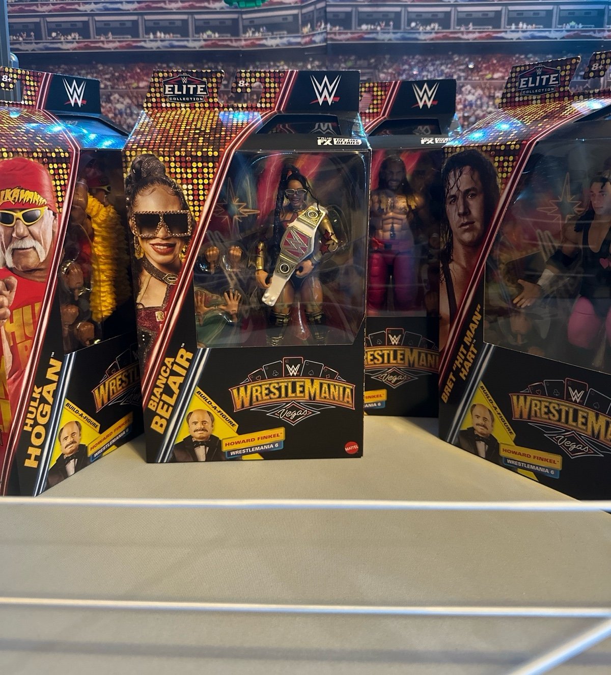 WWE Wrestlemania Elite Lot of 4 with complete BAF