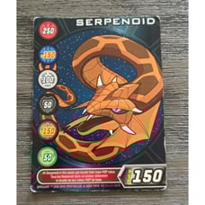 Bakugan Serpenoid HSP150 Magnetic Card 2006 Rare