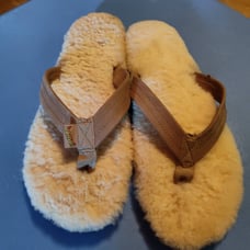 Bonsai Sandals, Sheepskin, Leather strap