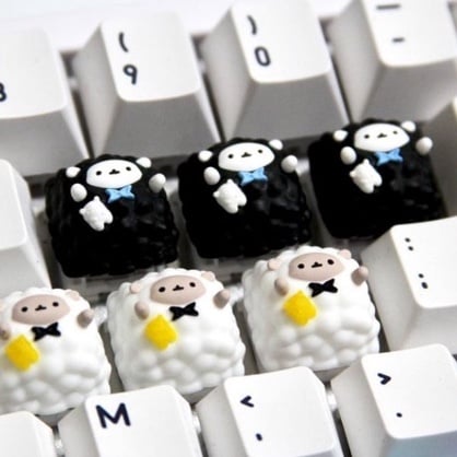 Kewpie.keys OG Black Yang Artisan Keycap