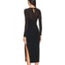 NWOT Astr the label women's Leona women's black dress size small with keyhole