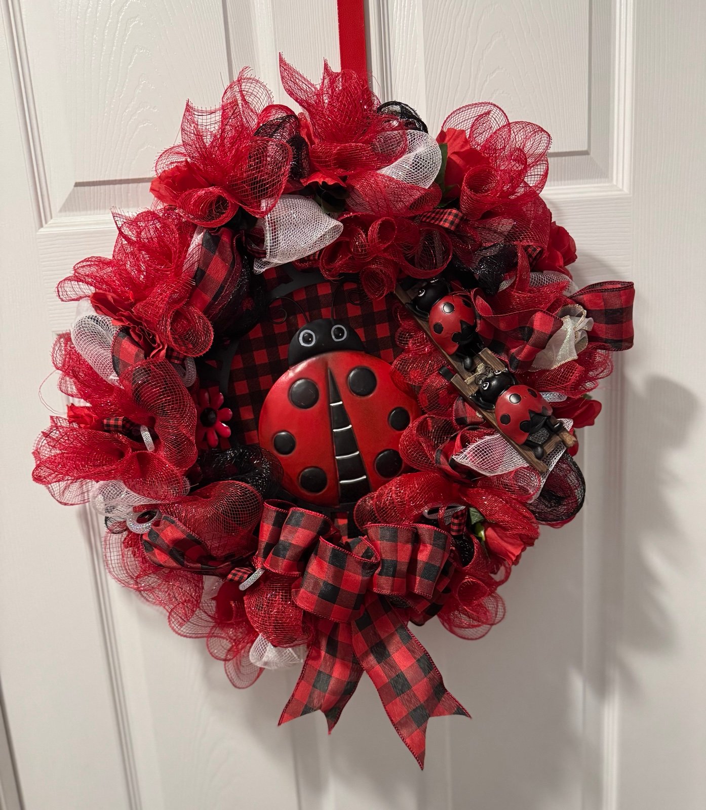 Ladybug Wreath
