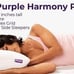 purple harmony pillow (Open Box item - Please request which depth)