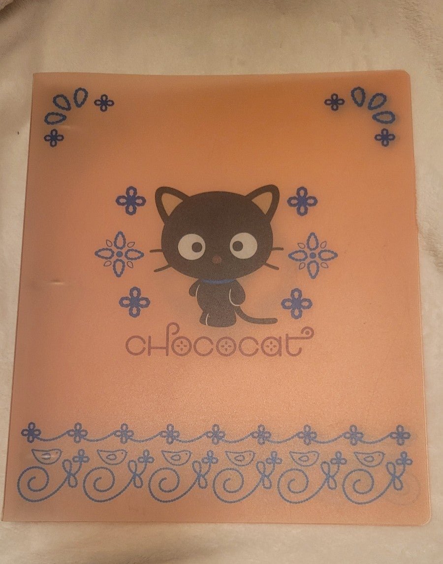 Vintage Chococat 3 ring Binder for Loose Leaf paper