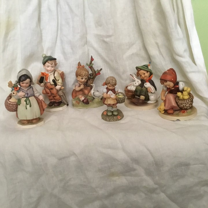5 Goebel Friedel Wales Mixed figures Set