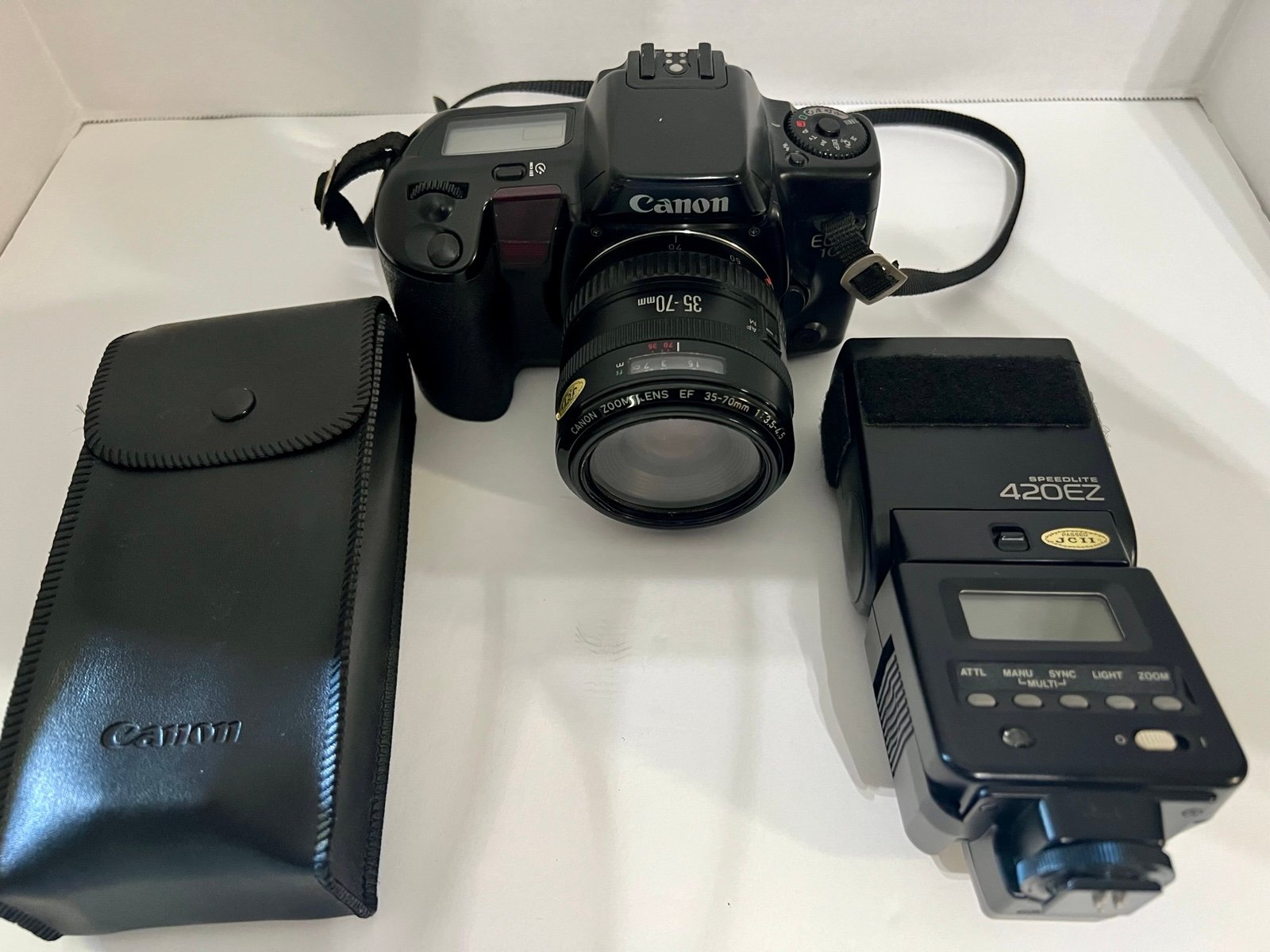 Canon EOS 10S 35mm SLR Film Camera With 35-70mm Lens. New Battery-Tested