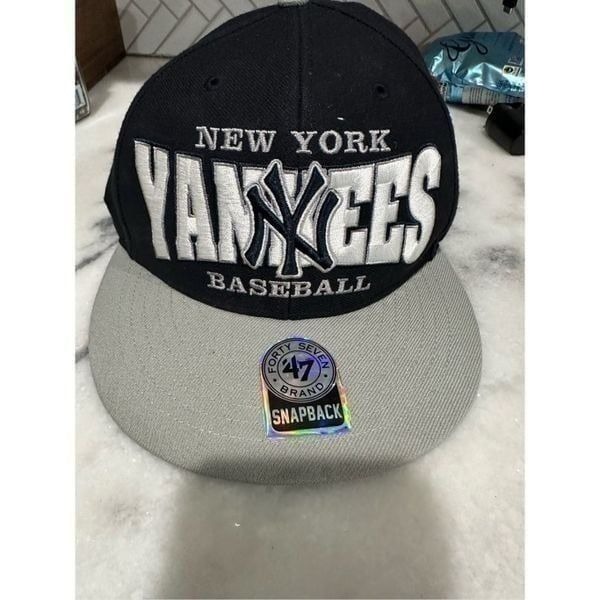 New York Yankees Baseball Cap MLB 47 Brand Genuine Merchandise Snapback Hat