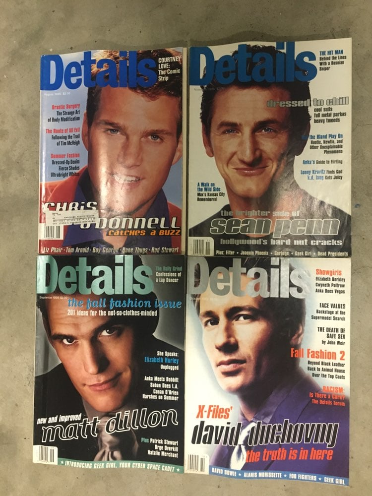 1995 Details Magazine lot