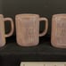 Rae Dunn 3 Pink iridescent bridal mugs