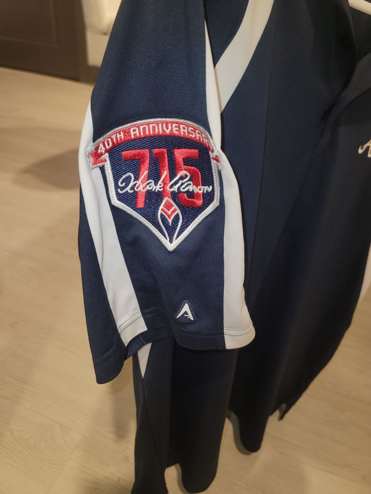 Hank Aaron 715 Home Run Polo Shirt