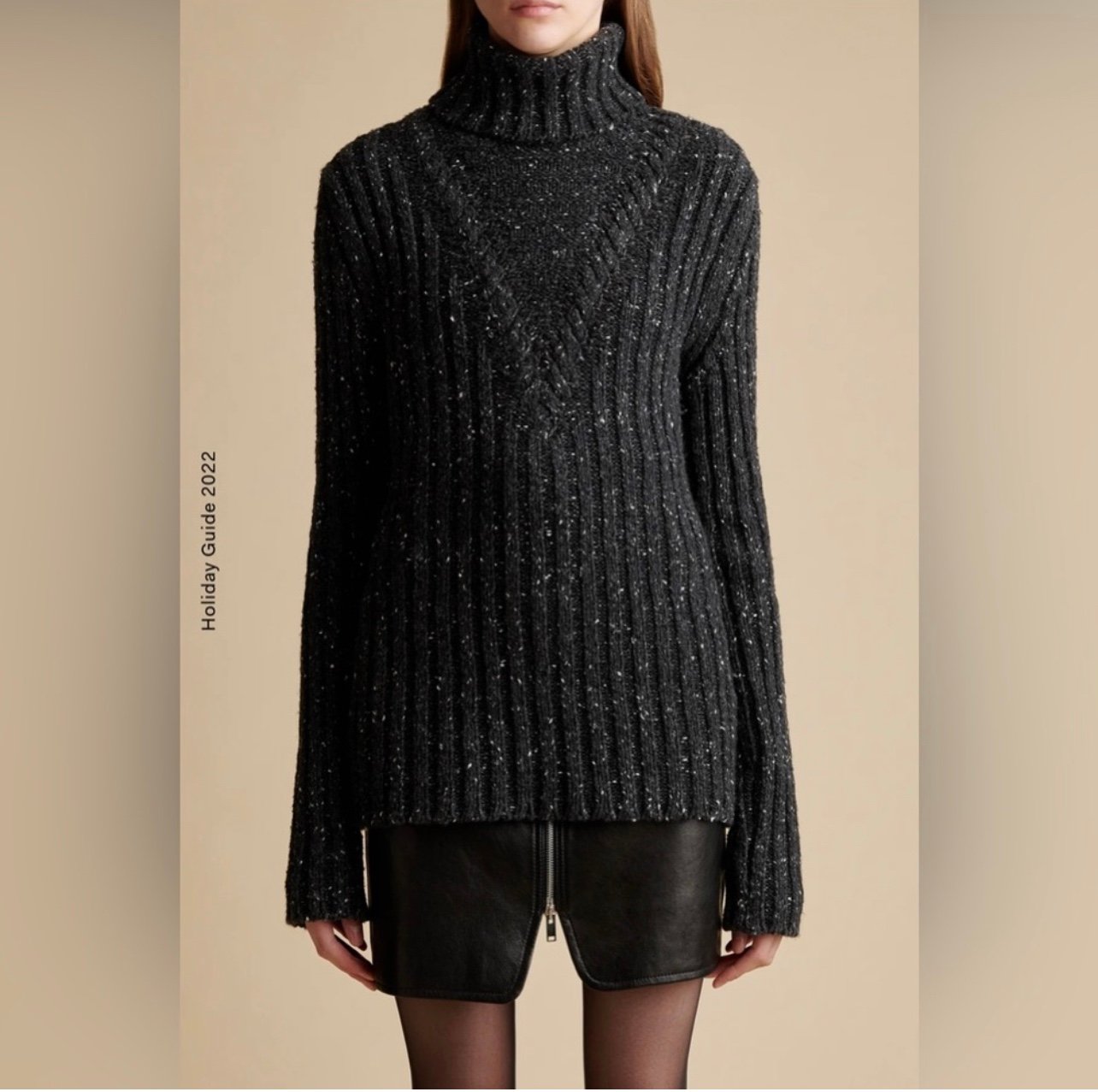 NWT Khaite Hadley Knit Turtleneck Sweater S