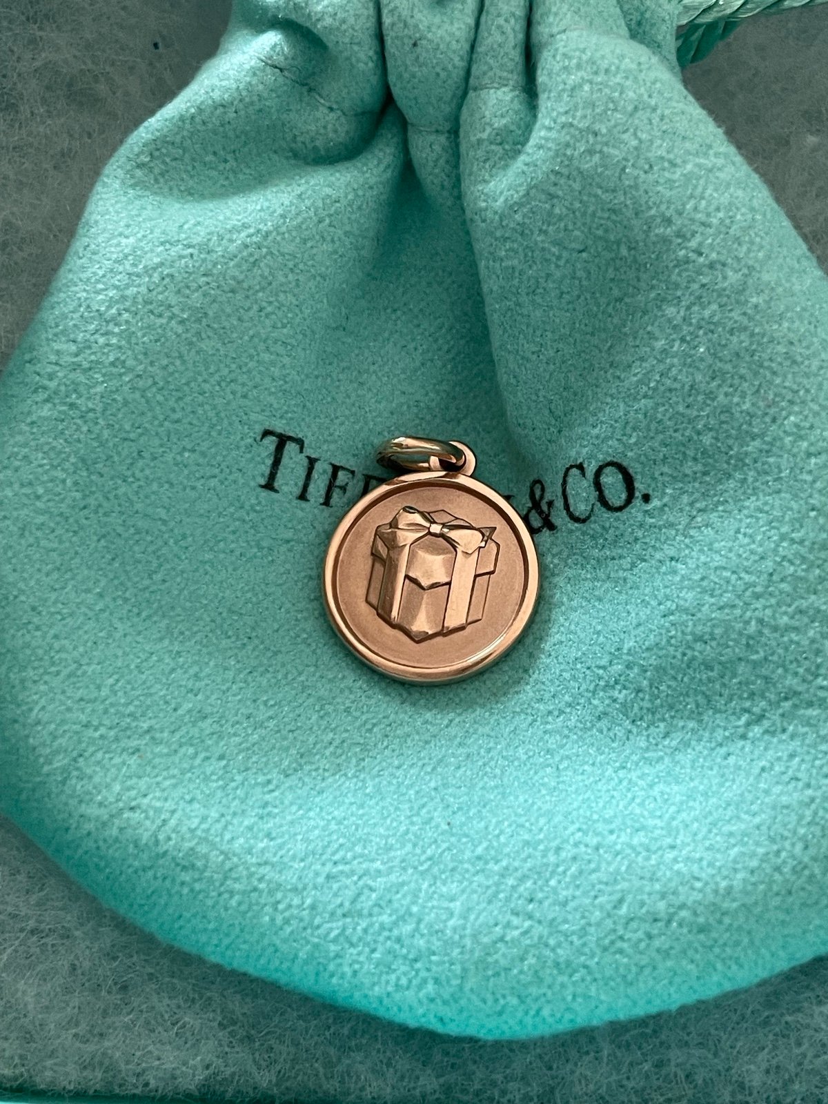 Tiffany & Co rubedo gift charm